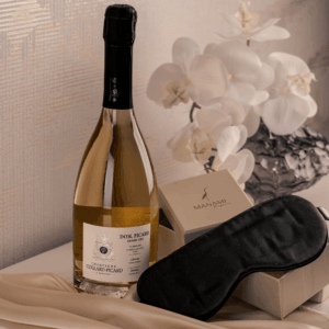 Collard-Picard Dom Picard ajándékcsomag – MANAMI selyem alvómaszk champagne