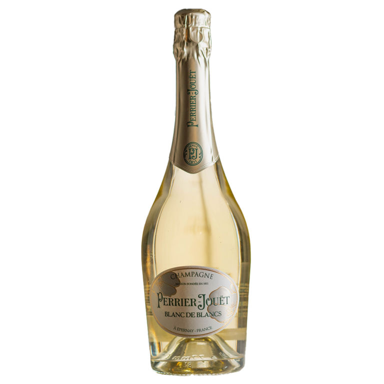 Perrier-Jouët Blanc de Blancs díszdobozban, 2 pohárral champagne
